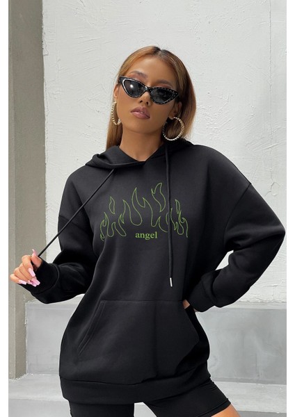 Unisex Green Angel Fire Sweatshirt
