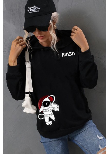 Unisex Nasa Baskılı Sweatshirt fiyatları