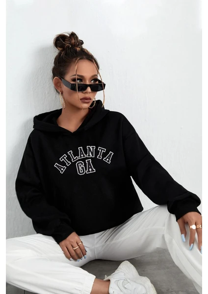 Unisex Atlanta Baskılı Sweatshirt