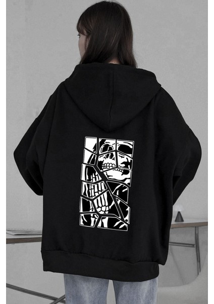 Skullcracked Unisex Pamuk Sweatshirt fırsatları