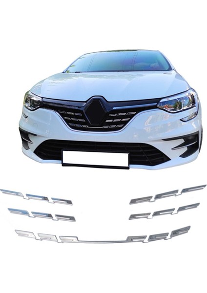 Renault Megane 4 Makyajlı Kasa Krom Ön Panjur 5 Parça 2020 Üzeri