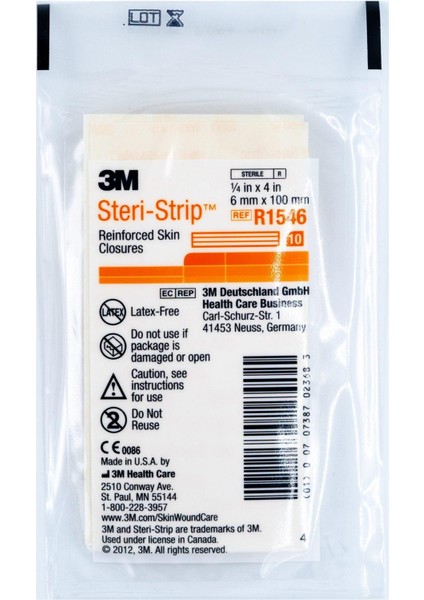 3m Steril Strip 3m 6mmx100mm Turuncu R1546 - 10 Adet