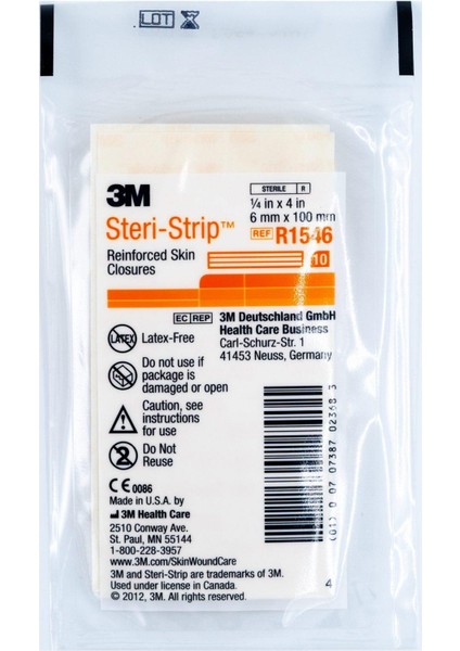 Steril Strip 3m 6mmx100mm Turuncu R1546 - 50 Adet
