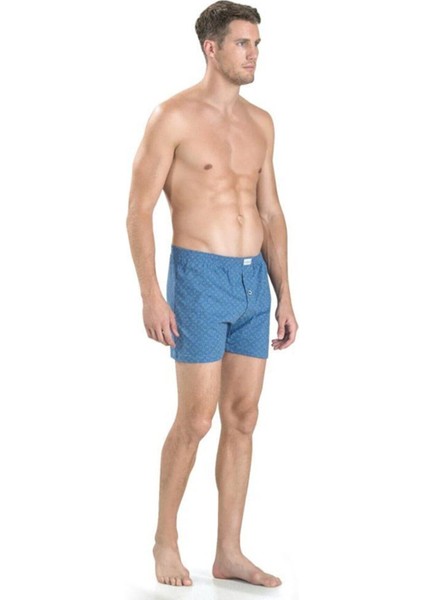 Erkek Penye Baskılı Karışık Renk Boxer 130 - 3 Adet
