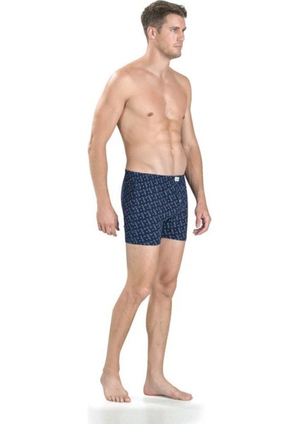 Erkek Penye Baskılı Karışık Renk Boxer 130 - 3 Adet