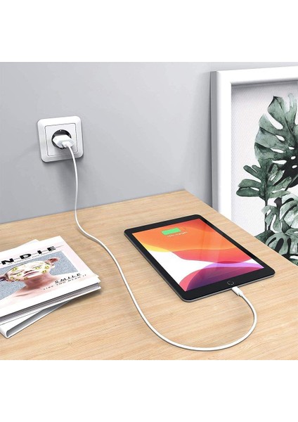 Xr x Xs Max 8 7 6 6s Plus 5 Se Için Şarj Aleti. 2.4A 1 Metre Lightning Hızlı Şarj Kablosu ve Adaptörü. Için Şarj Seti.(Ithalatçı Garantili)