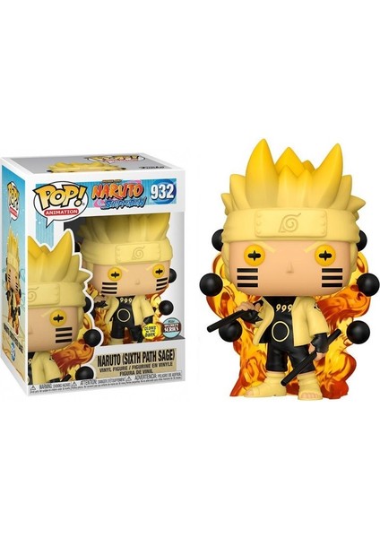 Pop Naruto Shippude Six Path Sage Mod Exclusiv Figür Uv Işığı Soğurulduğunda Karanlıkta Parlar