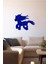 Solan Koşan Sevimli Midilli At Yavrusu 60 x 50 cm Duvar Sticker - Lacivert 1