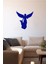 Arkasında Kanadı Olan Yürüyen Kadın 55 x 60 cm Duvar Sticker - Lacivert 1