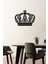 Farklı Desende Yapılmış Kral Tacı 55 x 60 cm Duvar Sticker - Siyah 1