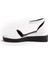 Beyaz Kadın Sandalet Deri Rahat 3