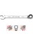 B05R-18 18 mm C-Gear Cırcırlı Kombine Anahtar-Özel Ağız 1