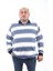 Büyük Beden Polo Yaka Selanik Sweat 22405-INDIGO 1
