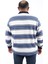 Büyük Beden Polo Yaka Selanik Sweat 22405-INDIGO 2