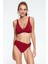 No Gossip Aksesuarlı Toparlayıcı Fra Bikini Takım 227387 Bordo 1