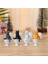 14X Mini Dollhouse Peri Bahçesi Oturan Tuvalet Kedileri Bonsai Heykelcik Dekor(Yurt Dışından) 4