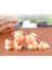 4 Adet Minyatür Bebek Evi Inekler Aile Dekorasyon Figürü Ahşap Diy Kit Oyuncaklar 2
