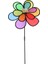 Çift Yel Değirmeni Bahçe Süsü Rüzgar Spinner Whirligig Çocuk Oyuncakları 2
