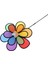 Çift Yel Değirmeni Bahçe Süsü Rüzgar Spinner Whirligig Çocuk Oyuncakları 3