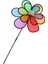 Çift Yel Değirmeni Bahçe Süsü Rüzgar Spinner Whirligig Çocuk Oyuncakları 5