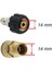 1 Adet Hızlı Serbest Bırakma Adaptörü M22 Ila 1/4 '' Erkek Basınç Yıkayıcı Konnektörü 2