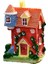 1 Adet Mini Reçine Villa Heykeli Diy Moss Mikro Peyzaj Dekorasyon Bahçesi (Ramdon 1