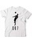 Cristiano Ronaldo Air Cr7 Typography Silüet Çocuk Tişört Beyaz 1