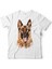 German Shepherd Alman Kurdu Polıce Dog Çocuk Tişört Beyaz 1
