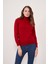 Çetinkaya Miyamira Kadın Balıkçı Yaka Kırmızı Triko 1