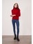 Çetinkaya Miyamira Kadın Balıkçı Yaka Kırmızı Triko 3