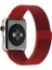 Apple Watch Seri 9 8 7 6 5 4 3 Se 38-40-41 MM Ebatlar İçin Milano Loop Çelik Örme Kordon 2