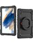 Samsung Galaxy Galaxy Tab A8 Bilezik Tutucu Silikon Pc Tablet Kılıfı (Renkli Kırmızı) (Yurt Dışından) 2