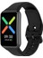 Oppo Watch Free Kordon Kayış Yumuşak Silikon Akıllı Bileklik Spor Kordon Siyah 1