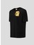 Yuvarlak Yaka Düz Siyah Erkek T-Shirt 311G3RW Authentıc Graphık Tk 2
