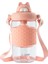 Lovehome 480ML Figürlü Su Matarası - Pembe (Yurt Dışından) 1