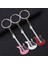 2 Adet Yaratıcı Gitar Keychain Metal Müzik Anahtarlık (Yurt Dışından) 2