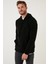 Slim Fit Kanguru Cepli Kapüşonlu Polar Erkek Polar 5906032 1