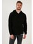 Slim Fit Kanguru Cepli Kapüşonlu Polar Erkek Polar 5906032 2