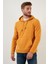 Slim Fit Kanguru Cepli Kapüşonlu Polar Erkek Polar 5906032 3