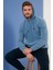 Slim Fit Kanguru Cepli Kapüşonlu Polar Erkek Polar 5906032 1