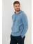 Slim Fit Kanguru Cepli Kapüşonlu Polar Erkek Polar 5906032 2
