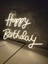 Happy Birthday Doğum Günü Neon Yazı Tabela Dekoratif Işık Organizasyon Arka Plan Aydınlatma Neon 3