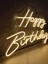 Happy Birthday Doğum Günü Neon Yazı Tabela Dekoratif Işık Organizasyon Arka Plan Aydınlatma Neon 4