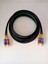Amfi Rca Kablosu - Özel Yapım %100 Bakır Ofc Rca Ses Aktarım Kablosu - 5 Metre 2