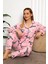 Bayan Kışlık Welsoft Peluş Inci Polar Düğmeli Pijama Takımı 'ipeksi Doku' 1