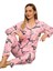 Bayan Kışlık Welsoft Peluş Inci Polar Düğmeli Pijama Takımı 'ipeksi Doku' 5
