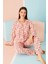 Bayan Kışlık Welsoft Peluş Inci Polar Düğmeli Pijama Takımı 'ipeksi Doku' 2