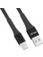 Fitplus Strong ST-111 Micro USB Data/şarj Kablosu 3A 1mt Örgü - Siyah 2