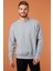 Regular Fit Bisiklet Yaka Pamuklu Sweat Erkek Sweat 59052721 1
