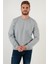 Regular Fit Bisiklet Yaka Pamuklu Sweat Erkek Sweat 5905337 2